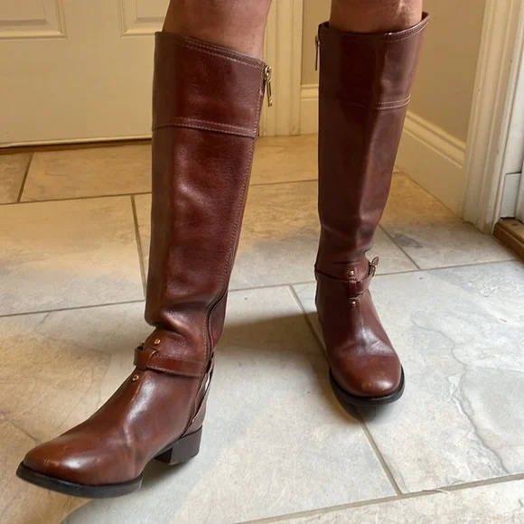 Tory Burch Brown Riding Boots - Picture 2 of 6